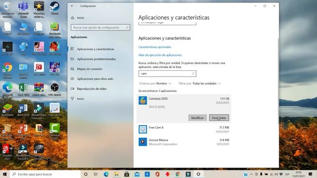 como desinstalar aplicaciones de PC o LAPTOP 2021