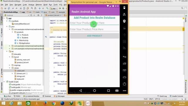 Realm App Demo