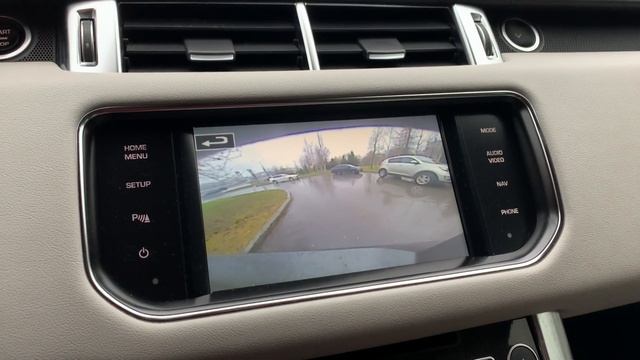 Омыватель камеры заднего вида на Range Rover Sport
