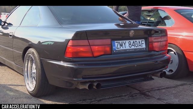 BMW 850 CSI Alpina B12 BiTurbo Coupe SOUND