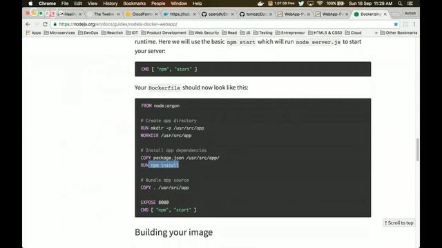 Self-Healing Microservices Using Docker