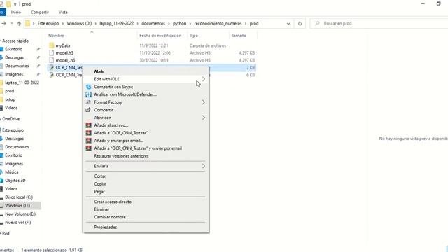 Reconocimiento de DÍGITOS con opencv python tensorflow y keras - OCR con python