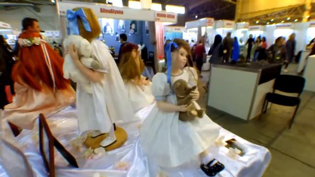 Модна Лялька   выставка кукол 2019 Весна в Киеве МВЦ