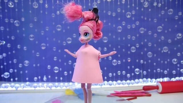 Май Литл Пони Девушки Эквестрии Пинки Пай DIY Зимняя одежда для кукол Легкий пластилин