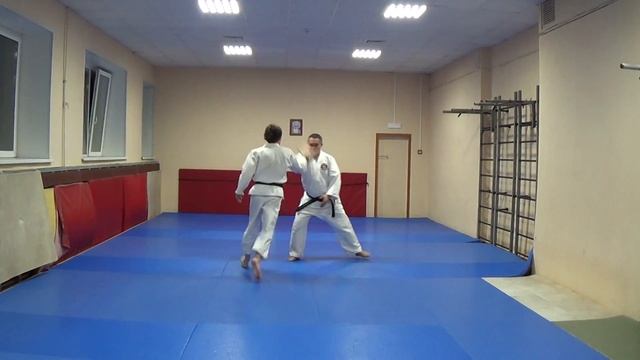 Rashit Gataullin performing Giyu waza: Ushiro ryote mochi jiyu waza