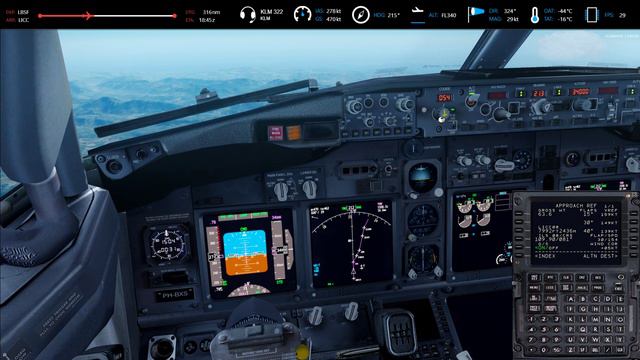[Prepar3D 4.5] София - Катания. B739
