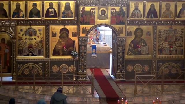 ? ? Покров Богородицы: Литургия и проповедь о.Павла в храме Московск. Святых в Бибиреве (14.10.2023