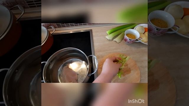 Куриная лапша с сельдереем @valentina-foodblogging