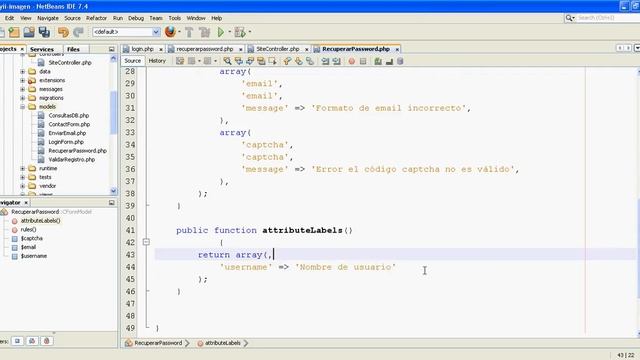 Tutorial Yii Framework p20 - Reset password Yii