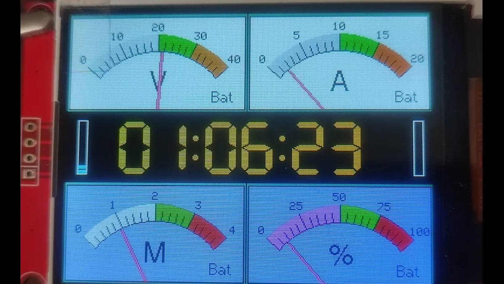 Аналоговые метры, индикаторы на ST7789 на  библиотеке TFT espi.