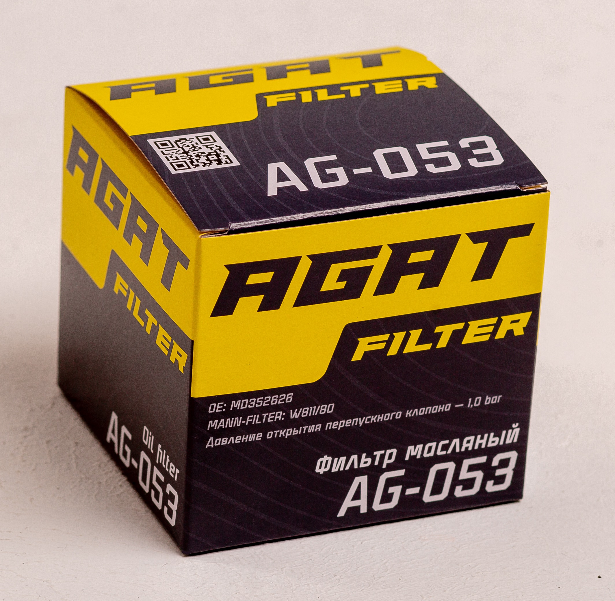 масляный фильтр AGATFILTER AG-053 сравнение с MANN-FILTER W811/80