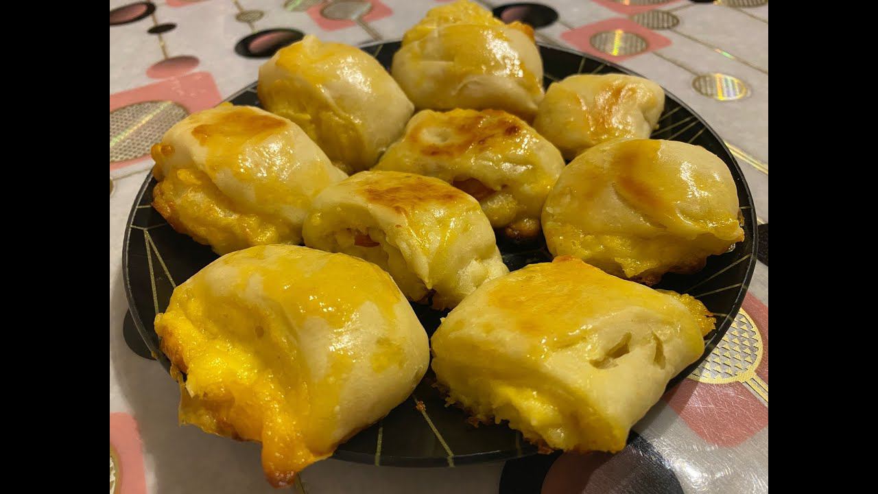 Колбасно сырные рулетики, как в додо