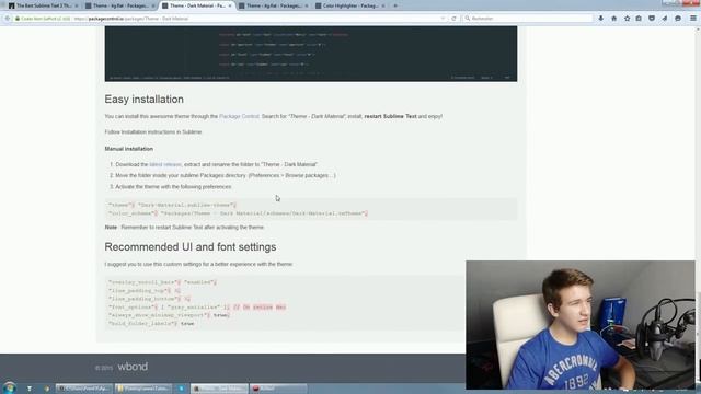TUTO - Modifier son thème Sublime Text (avec Package Control)