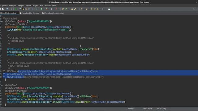 BDDMockito class in Mockito | Java | TechHub