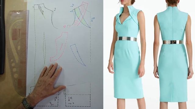 моделируем платье modelado de vestido #курсыкройкиишитья  #валерийпрокудиншитьё #diseño