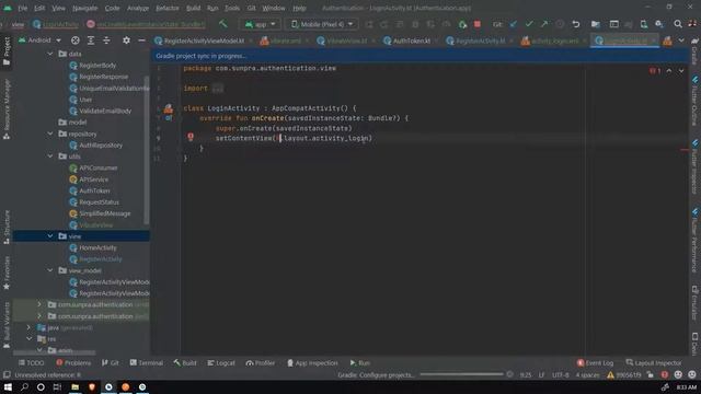 Android Login and Registration Functionality Using Kotlin - Part 9