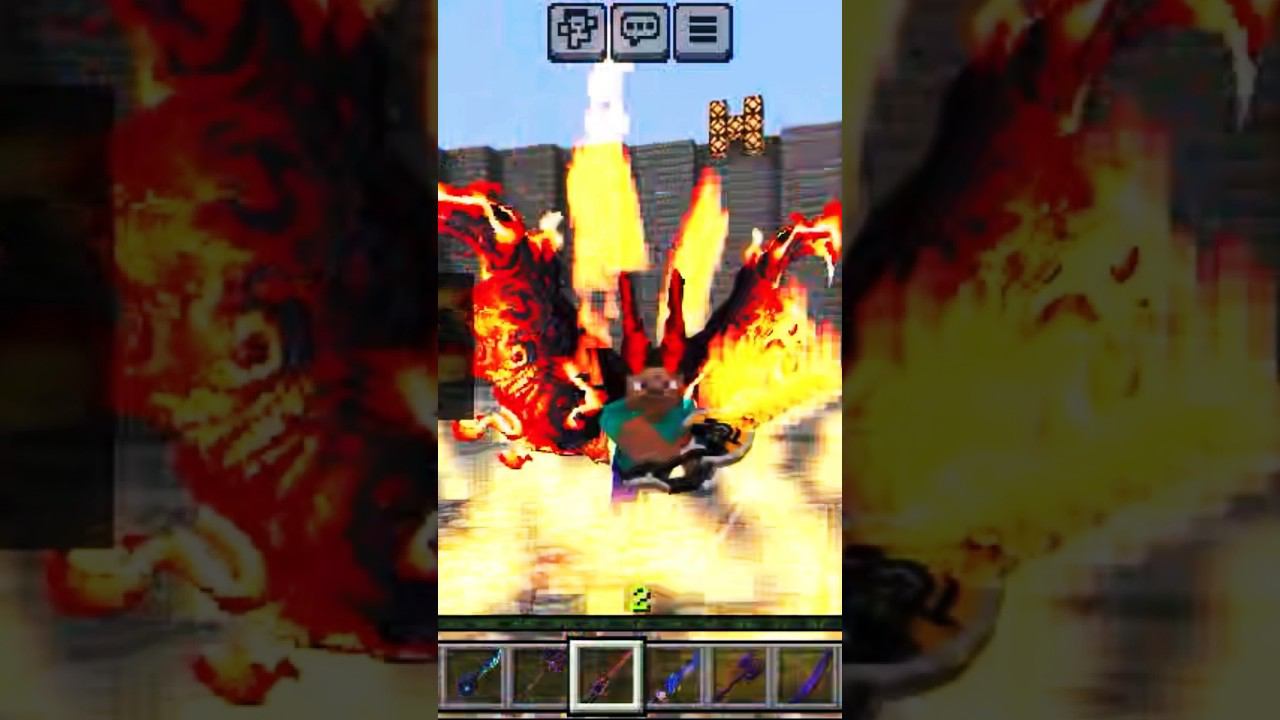 Топовый мод на майнкрафт пе #minecraft #fantasy #swordmaster