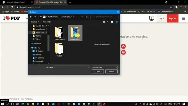 CONVERT WORD TO PDF | JUST IN 2 MINUTES ?? |                                 #ILOVEPDF