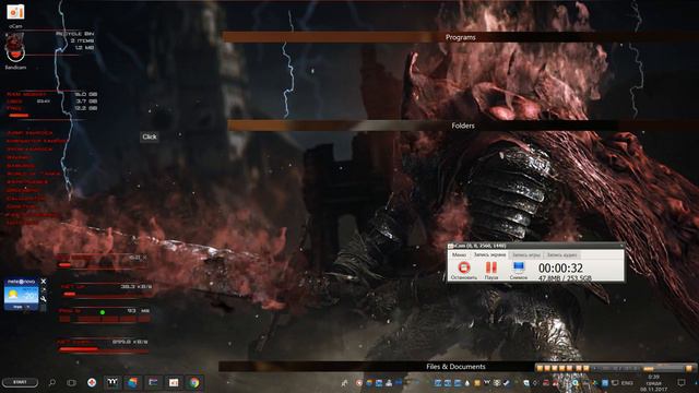 Мой рабочий стол rainmeter