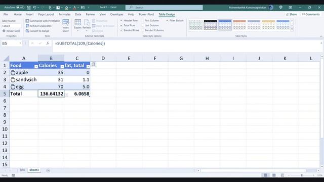 Excel Datatypes - Explained with DIY Examples (Nutrition Chart & Movie Database)