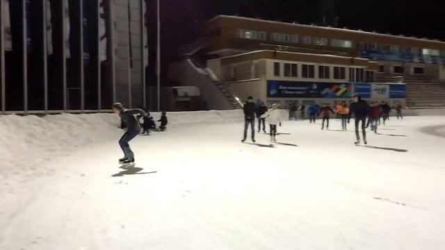 Прыжки на Медео.