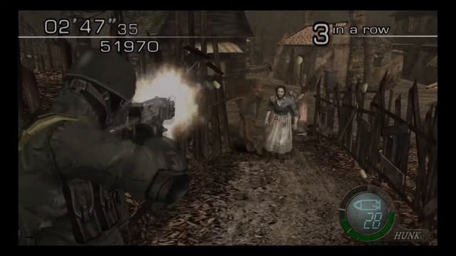 Resident evil 4 Наёмники Ханк Терминатор в деревне !