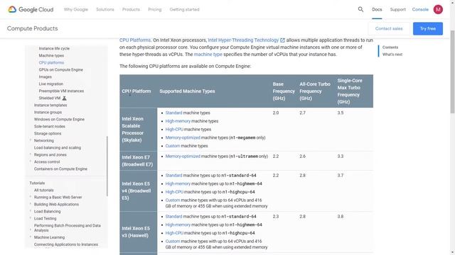 Selecting CPU Platforms - Creating a Compute Engine VM (Part 5 of 16)