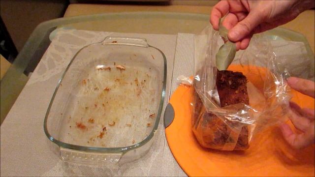 Мясо в пакете  Домашняя буженина Нарезка на праздничный стол