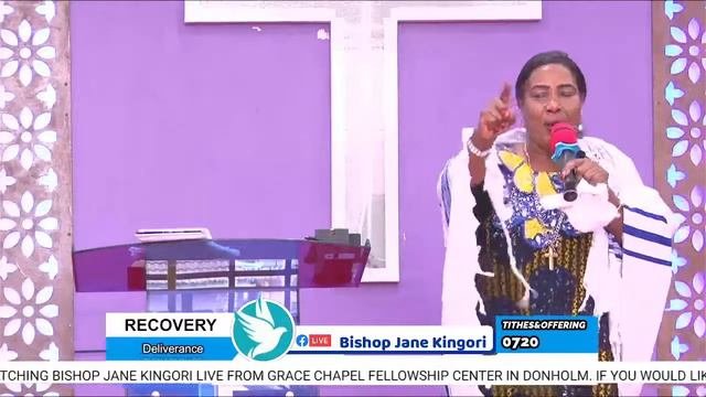 PURSUE OVERTAKE AND RECOVER BISHOP JANE KINGORI