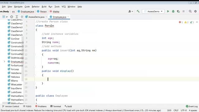 How to declare multiple classes in one Java file? (34) || #Java Programming