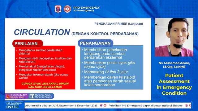 Penilaian Awal dan pengelolaan Pasien Pada Kondisi Gawat Darurat