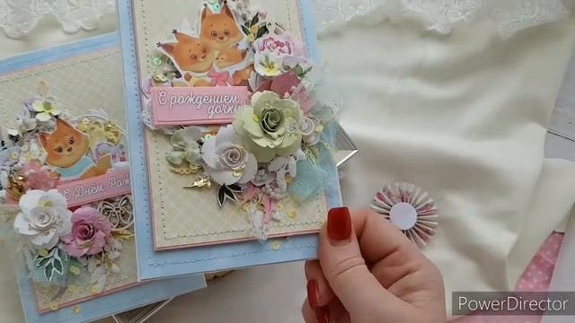Открыточки из детской бумаги от Скраподелия