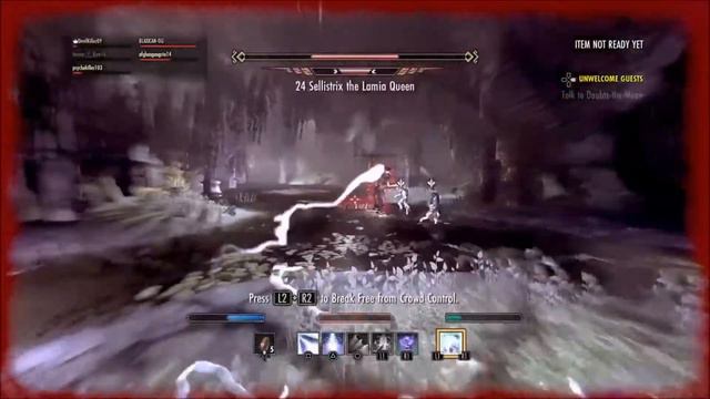 Elder scrolls online PS4 : Epic Sellistrix boss fight - (Afghan Di*ked Her)