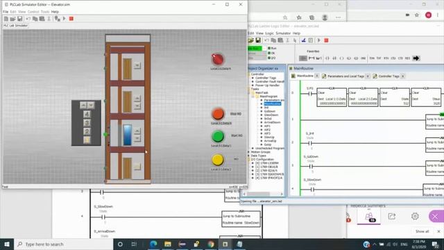 Elevator Simulator Demo