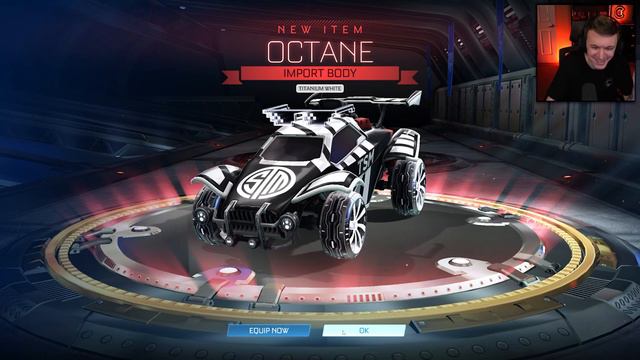 I GOT A WHITE OCTANE FROM A RARE DROP IN ROCKET LEAGUE!