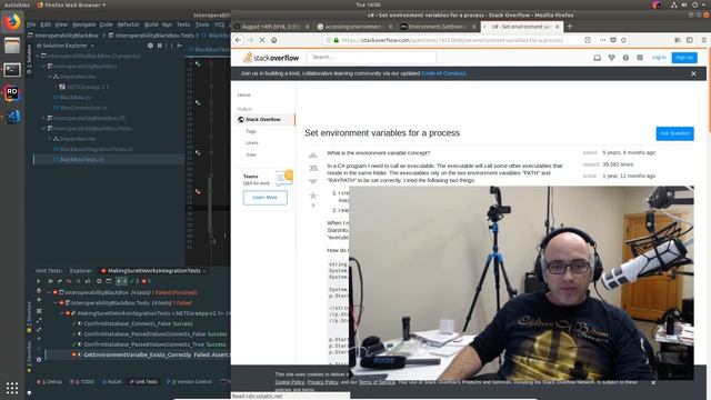 Thrashing Code Session C# A003 dotnetcore conflicts + Environment Variables + Docker