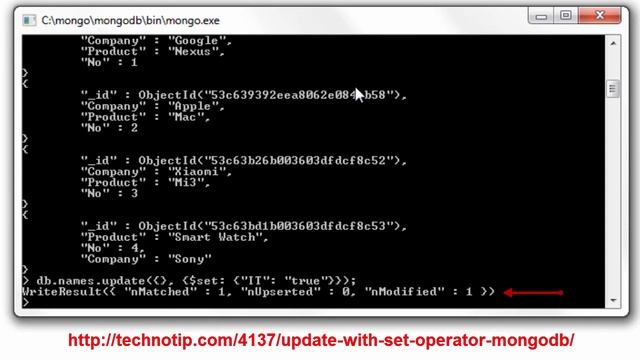 Multi-Update: MongoDB