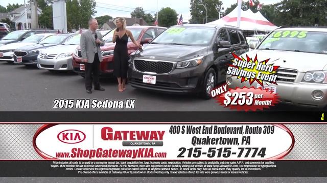 "Super Hero Savings Event" Mid August 2018 Gateway Kia Quakertown, PA