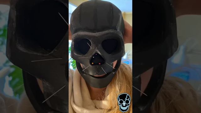 Создание маски черепа #cosplay #косплей #cosplayer