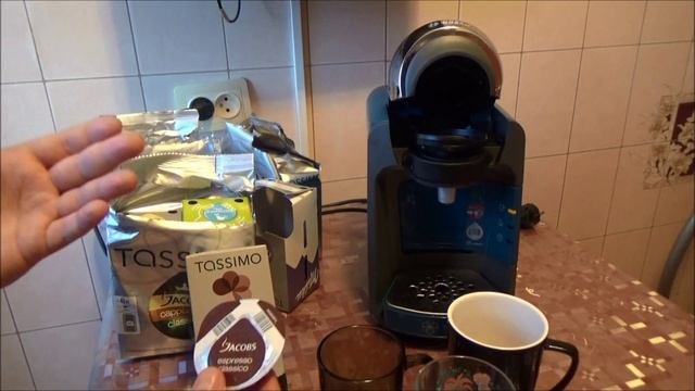 Кофеварка капсульного типа Bosch Tassimo SUNY TAS3205  обзор капсул