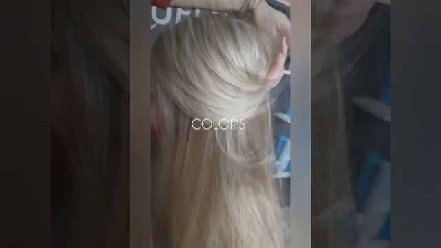 Мелирование + Прикорневая растяжка цвета, способом локонов из техник балаяж и айртач