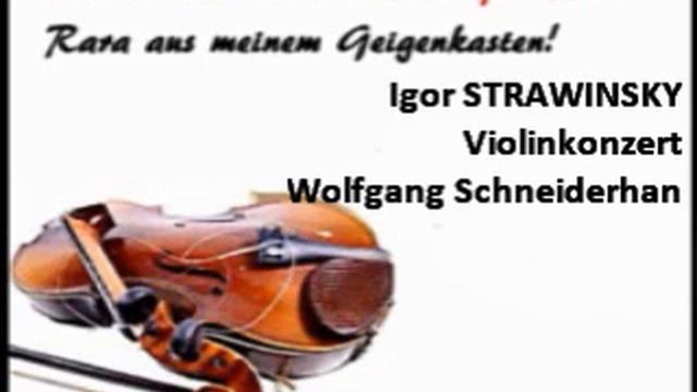 Igor Strawinsky Violinkonzert