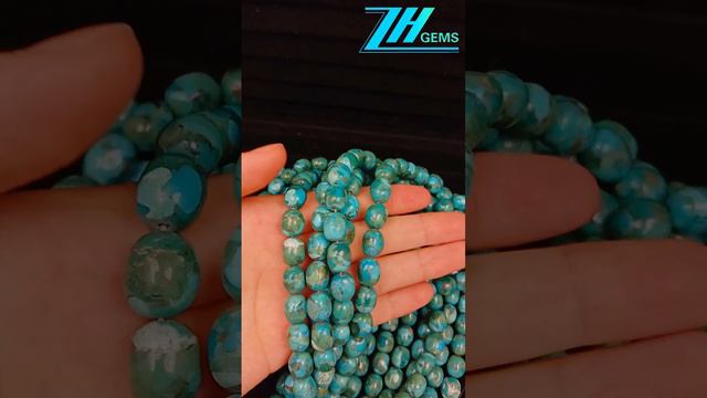 Natural turquoise green diamond round 6mm 8mm DIY Elegant Chunky handmade necklace for Man