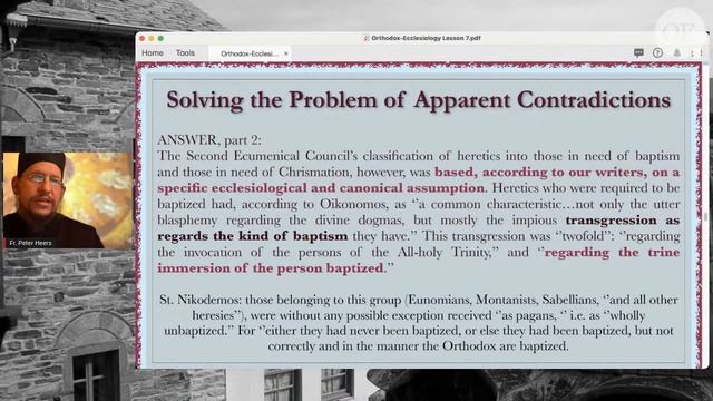 Orthodox Ecclesiology - Lesson 7: The Kollyvades Fathers and St. Hilarion (Troitsky)
