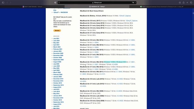 Descargar drivers de windows para mac [ SIN BOOTCAMP ]