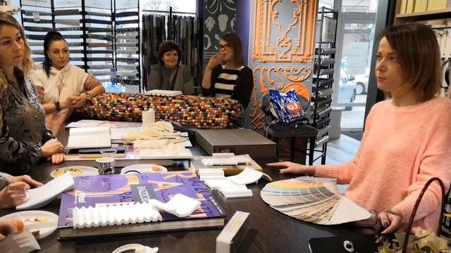 "ИНТЕРЬЕРНЫЕ КРАСКИ". МК для студентов курса "Дизайнер интерьера" .