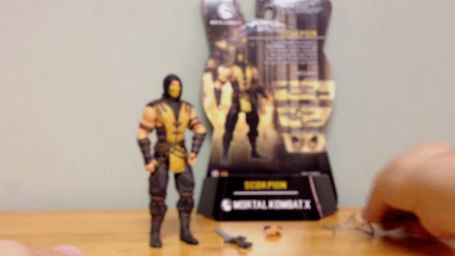 Mortal Kombat X Scorpion Mezco Toyz figure unboxing review NECA Jason Voorhees & Predator