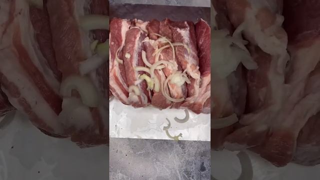 Мясо в духовке. Мясо «гармошка»