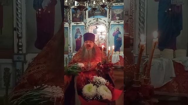 Поздравление с Пасхой от протоиерея Алексея Веснина, храм Рождества Христова Нижегородская область