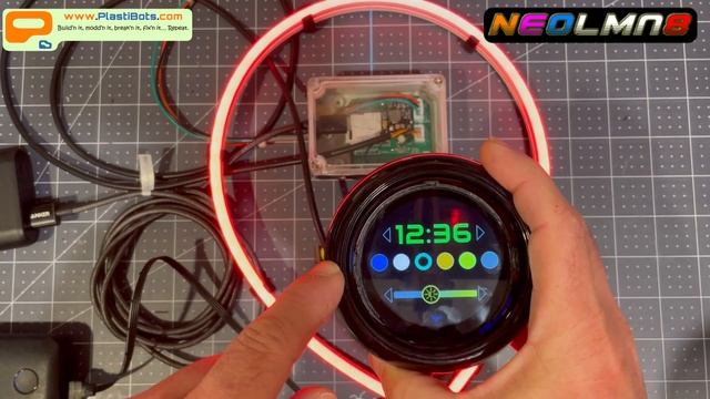 Part 4: NeoLumn8 Miata ND2 Rear LED Strip Vent Controller (Lilygo T-RGB ESP32-S3)